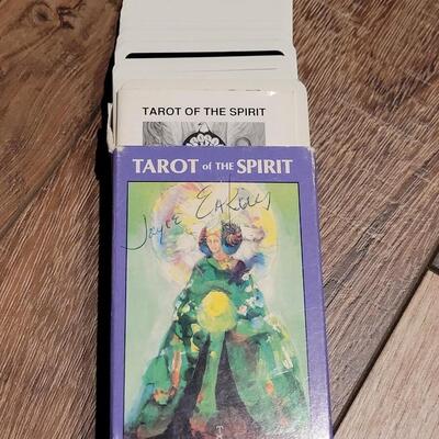 Lot 81: Signed Copy of "Tarot of the Spirit" and Signed Tarot Deck