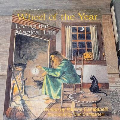 Lot 83: Wheel of the Year Book and Witch's Brew Good Spells Books 