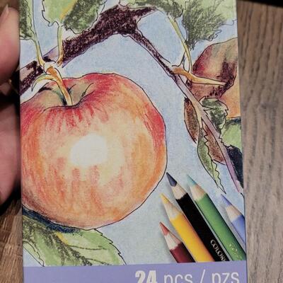 Lot 101: Colored Pencils. Distress Crayons Watercolor Kit