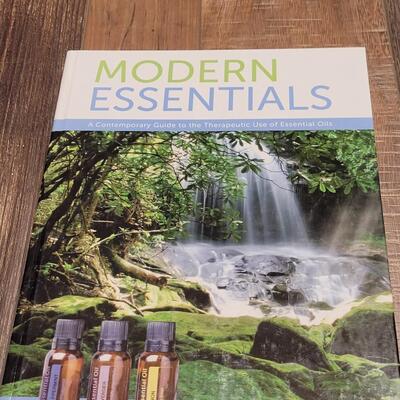 Lot 102: Essential Oil Book and Containers Lot