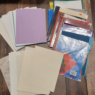 Lot 103: Paper and Plastic Covered Folders Lot
