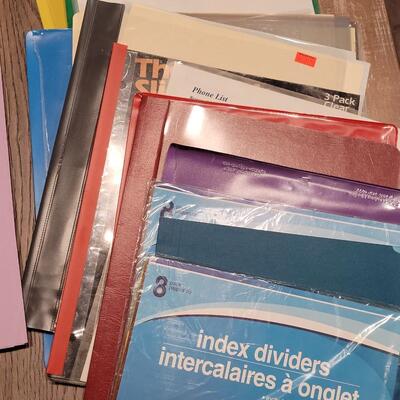 Lot 103: Paper and Plastic Covered Folders Lot