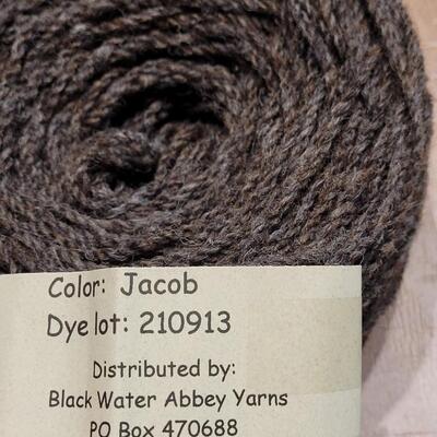 Lot 115: (2) Black Water Abbey Yarns- Color: Jacob
