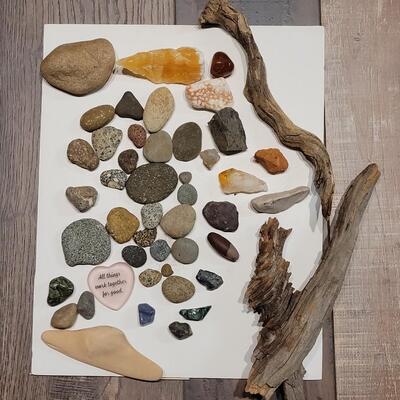 Lot 123: Wood And Stones Lot
