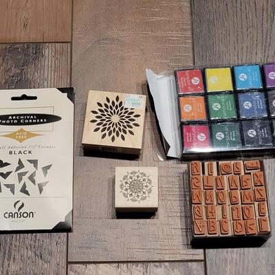 Lot 127: Stamp Pad & Stamls lot