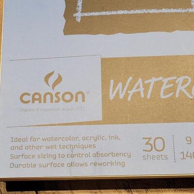 Lot 129: (2) Watercolor Pads of Paper