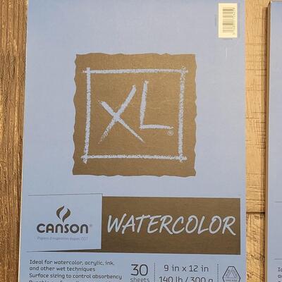 Lot 129: (2) Watercolor Pads of Paper