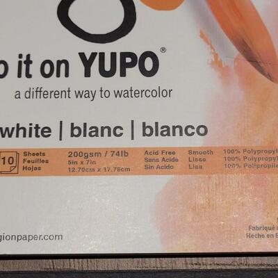 Lot 130: (4) YUPO Small Watercolor Pads of Paper 