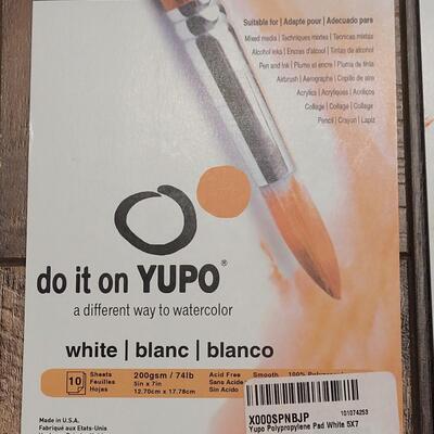 Lot 130: (4) YUPO Small Watercolor Pads of Paper 