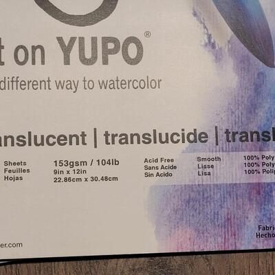 Lot 131: (3) YUPO Watercolor Pads of Paper