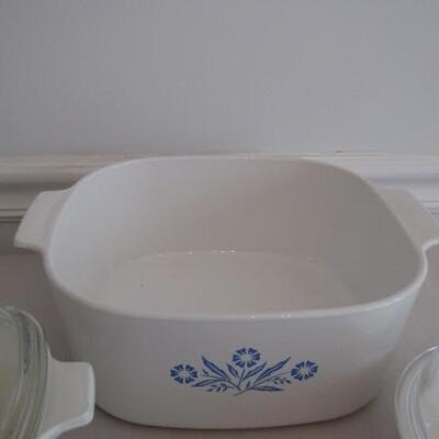 Vintage Bakeware by Corning Ware 'Blue Cornflower'- 7 Pieces