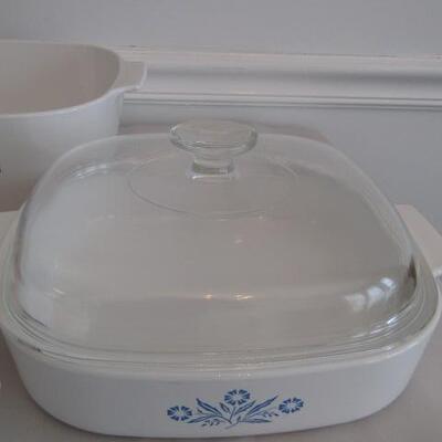 Vintage Bakeware by Corning Ware 'Blue Cornflower'- 7 Pieces