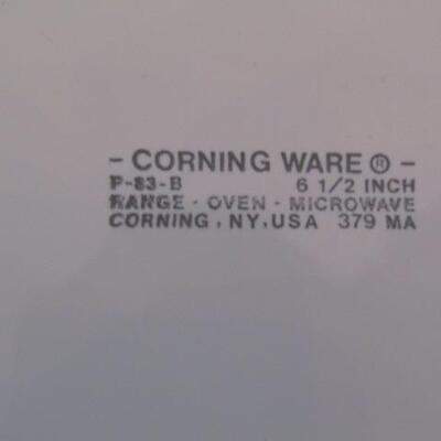 Vintage Kitchenware by Corning Ware 'French White'- 10 Pieces