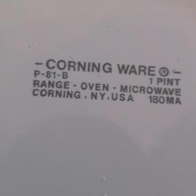Vintage Kitchenware by Corning Ware 'French White'- 10 Pieces