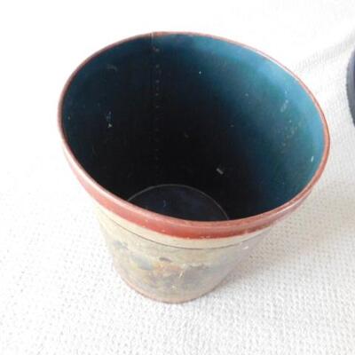 Vintage Hunter Scene Waste Can