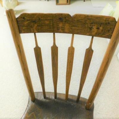 Antique Arrow Back Chair