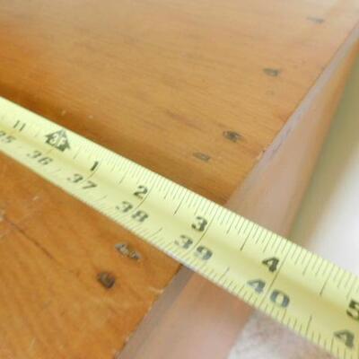 Antique Pennsylvania Maple Solid Wood Chest of Drawers Wide Plank Square Head Nails