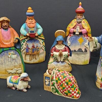 Heartwood Creek  Jim Shore  9 Piece Nativity Set 