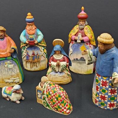 Heartwood Creek  Jim Shore  9 Piece Nativity Set 