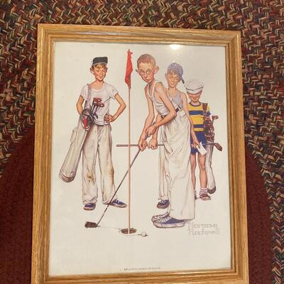 Framed Golf Prints