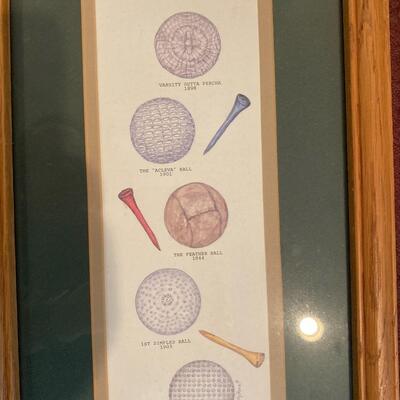 Framed Golf Prints