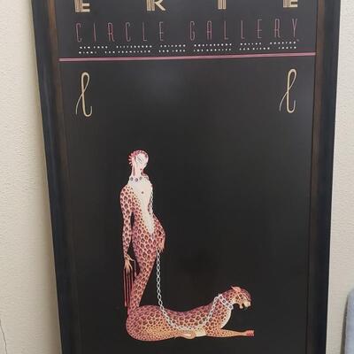 Erte Circle Gallery Print Artwork
