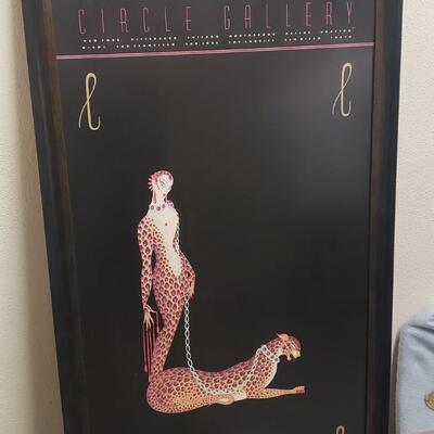 Erte Circle Gallery Print Artwork