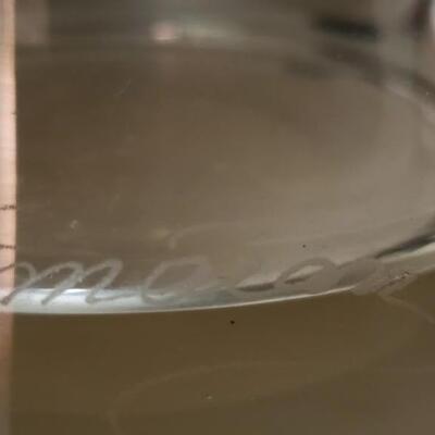 Signed Tamaian Glass Hand Blown Vase By Ion Tamaian