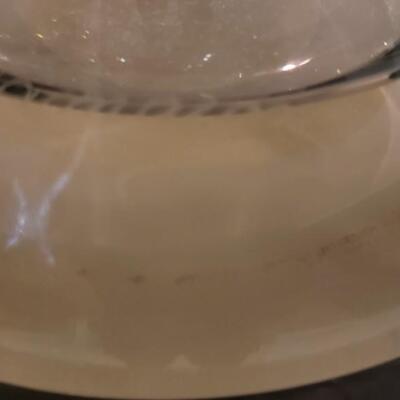 Signed Tamaian Glass Hand Blown Vase By Ion Tamaian