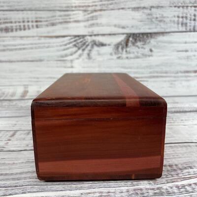 Miniature Lane Cedar Chest Jewelry Box with Key