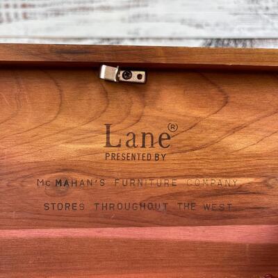 Miniature Lane Cedar Chest Jewelry Box with Key