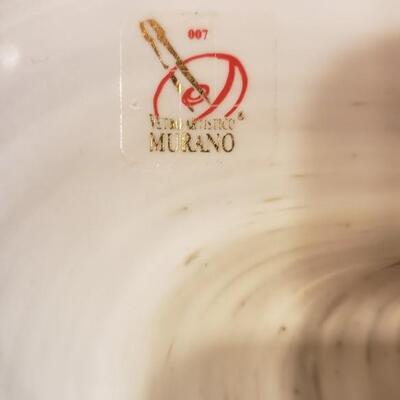 2 Italian Yalos Casa Murano Decorative Glass Plates