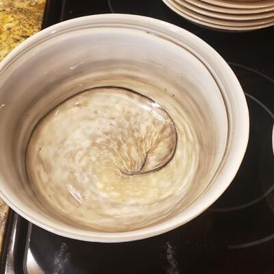 Italian Murano Shell Plates