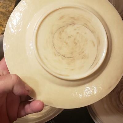 Italian Murano Shell Plates