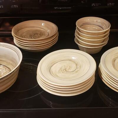 Italian Murano Shell Plates