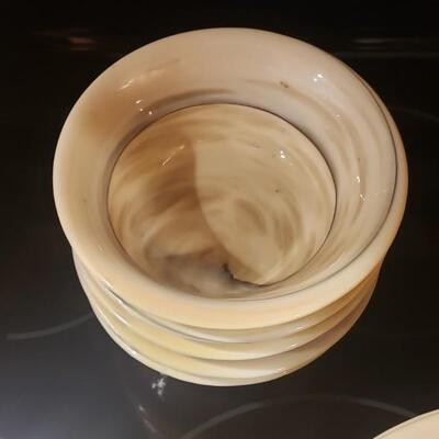 Italian Murano Shell Plates