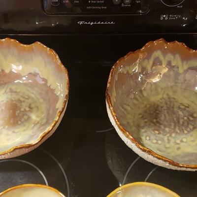 Pottery Barn Plates, Handcrafted in Thailand