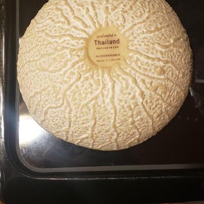 Pottery Barn Plates, Handcrafted in Thailand