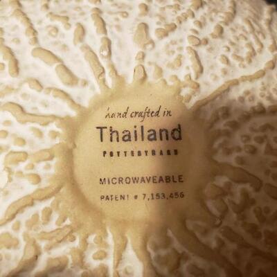 Pottery Barn Plates, Handcrafted in Thailand