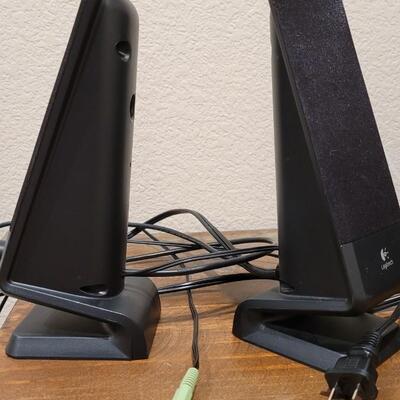 Lot 146: Pair of Auxiliary LOGITECH Speakers