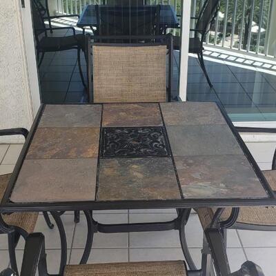 Patio Table with 4 Chairs