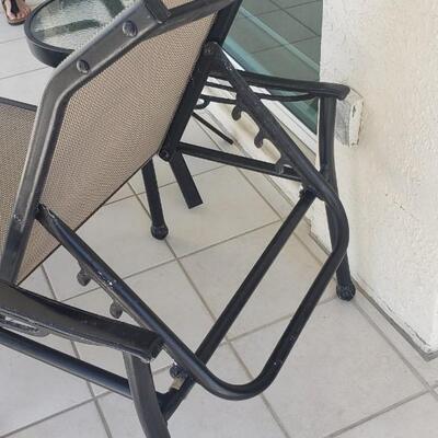 Patio Lounger with Table