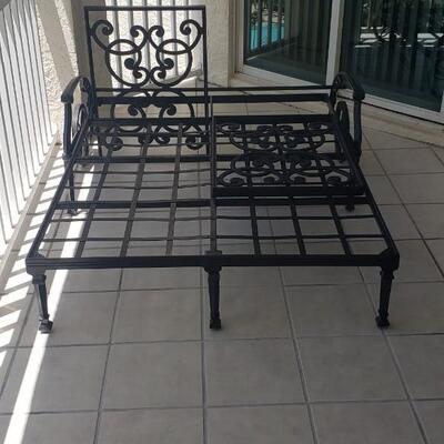 Double Lounger Without Cushions