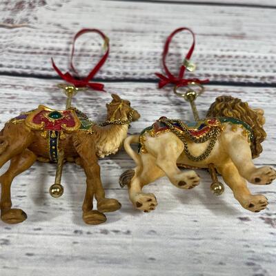 Circus animals set of 7 ornaments 