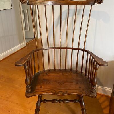 Vintage Windsor Chair with Comb Back