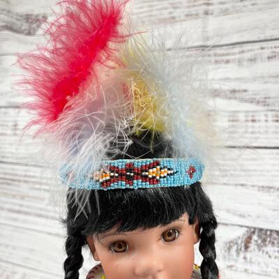 1994 Snowbird The Hamilton Collection Native American girl doll