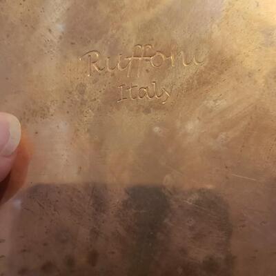 New Le Creuset Wok with Lid with Brass Ice Bucket and Table Mats