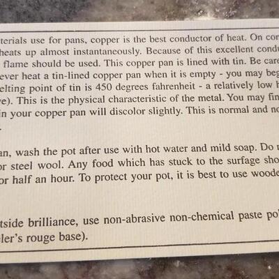 New Le Creuset Wok with Lid with Brass Ice Bucket and Table Mats