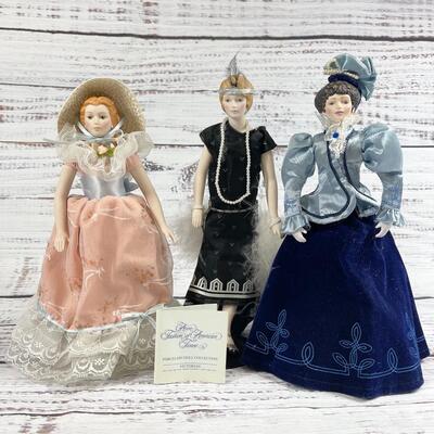 Victorian Porcelain Doll Collection Avon