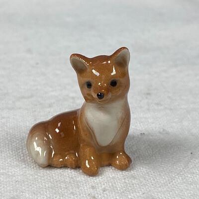 Miniature Hagen Renaker Vintage Fox Kit Figurine